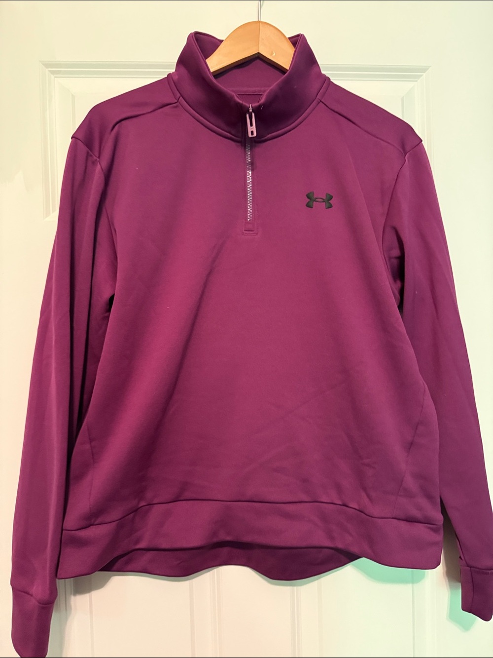 Under Armour Magenta Half-Zip Pullover